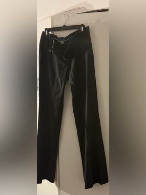 J. Crew Black Straight-Leg Pants